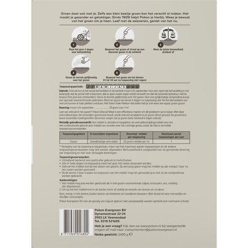 Onkruidweg 120m2 2400gr - afbeelding 2