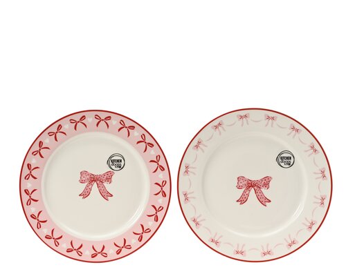 Ontbijtbord porselein - D20,3cm Wit per stuk - afbeelding 2