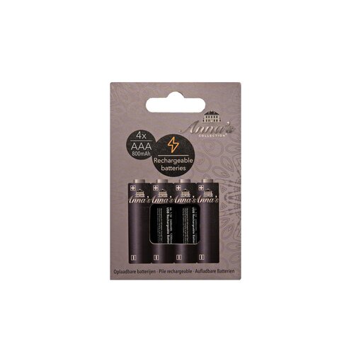 Oplaadbare batterijen AAA 4 stuks