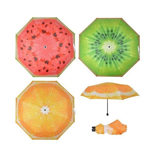 Opvouwbare paraplu fruit ass.