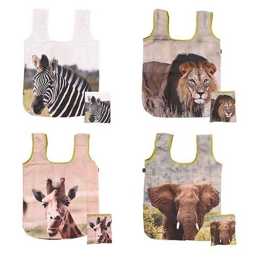 Opvouwbare tas out of Africa ass.