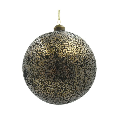 Ornament Chocolate Robuust Zilver - H 15 x D 15 cm