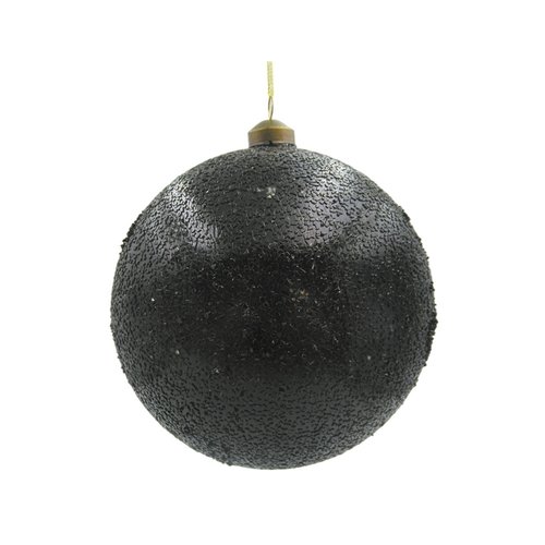 Ornament Chocolate Robuust Zwart - H 15 x D 15 cm