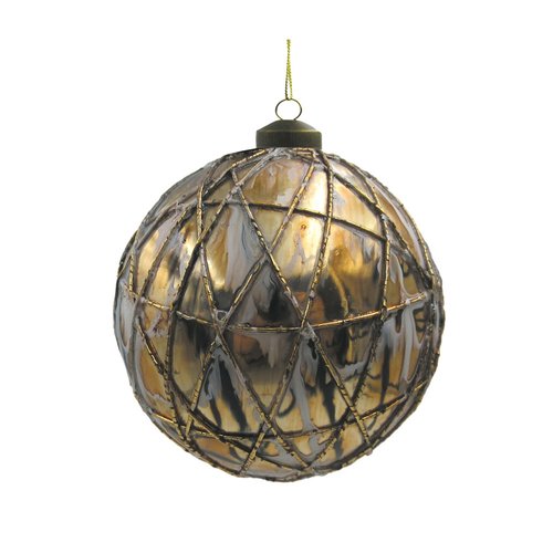 Ornament Chocolate Sorbet Caramel - H 15 x D 15 cm