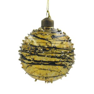 Ornament Chocolate Spikkel Caramel - Ø 10 x H 10 cm