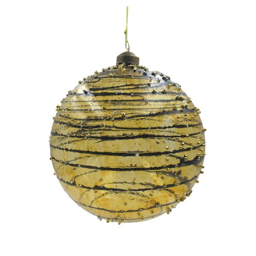 Ornament Chocolate Spikkel Caramel - H 15 x D 15 cm