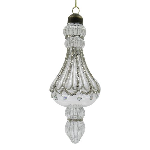 Ornament Clear Classic Transparant - H 16 x D 7 cm