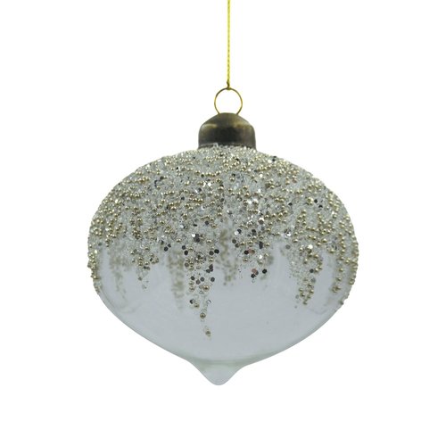 Ornament Clear Ui Transparant - H 8 x D 8 cm