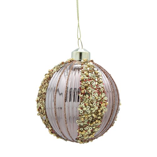 Ornament D 8 cm zacht bruin
