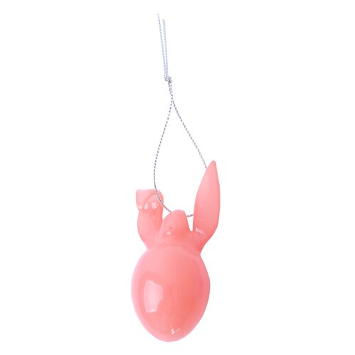 Ornament haas D 3 x H 7,5 cm roze