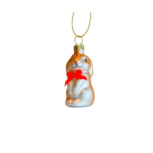 Ornament konijn H 6 cm staand