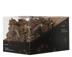 Ornament kunststof - B7xH17cm Espresso - 2 Varianten - afbeelding 2
