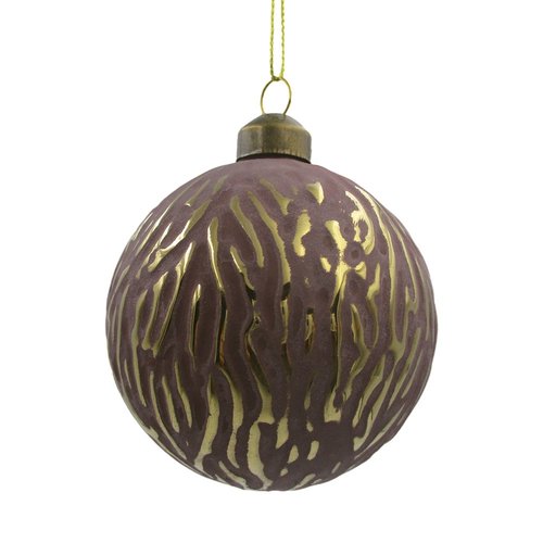 Ornament Matt Animal Bruin - H 8 x D 8 cm