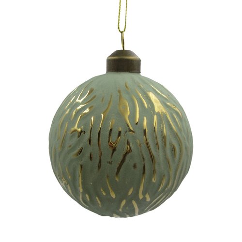 Ornament Matt Animal Groen - H 8 x D 8 cm