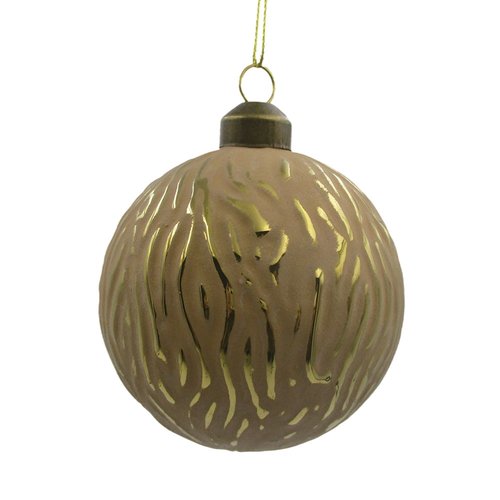 Ornament Matt Animal Oker - H 8 x D 8 cm