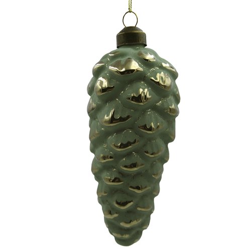 Ornament Matt Kegel Groen - H 13,5 x D 6 cm