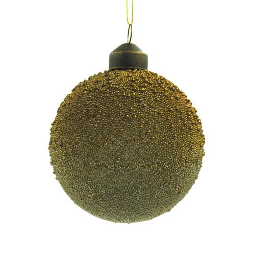 Ornament Spikkel Goud - H 8 x D 8 cm