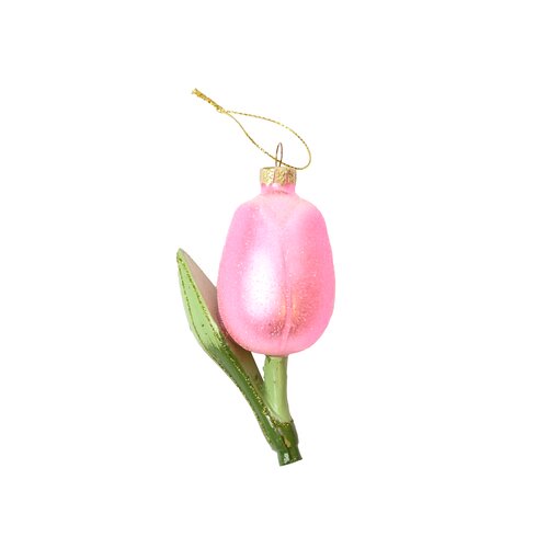 Ornament tulp roze - 6 x 4,5 x 11 cm