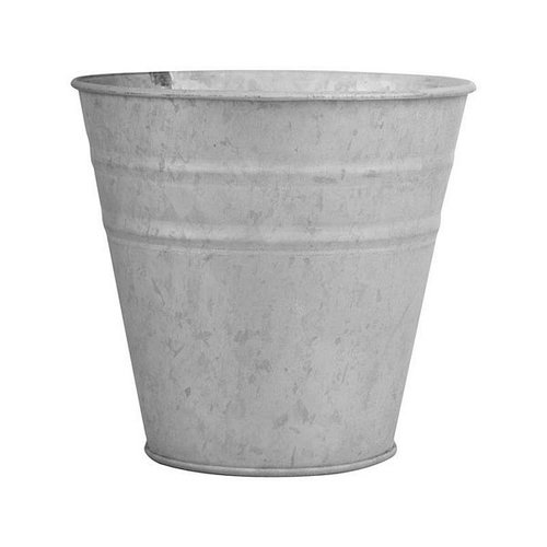 Oud zink bloempot 9 cm