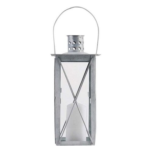 Oud zink lantaarn 25 cm