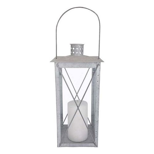 Oud zink lantaarn 35 cm