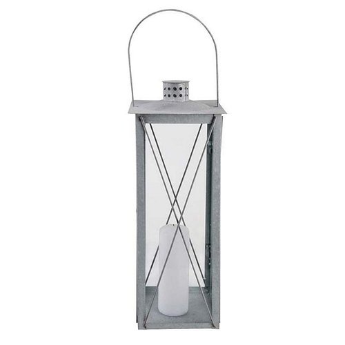 Oud zink lantaarn 50 cm