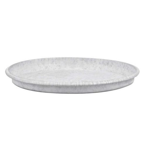 Oud zink schotel voor 14 cm pot