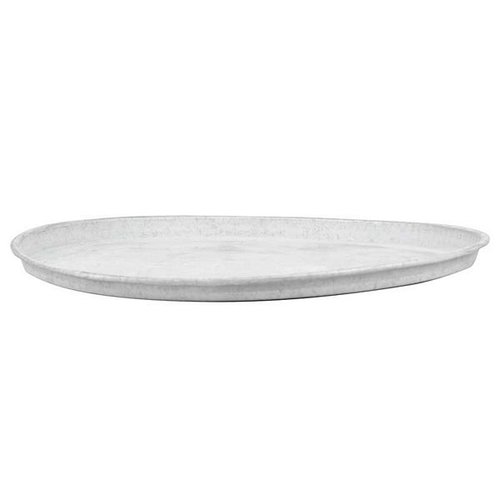 Oud zink schotel voor 25 cm pot