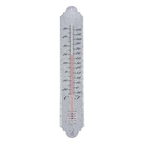 Oud zink thermometer 50 cm