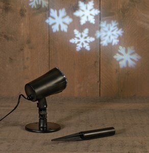 Outdoor projector led sneeuwvlok - afbeelding 1