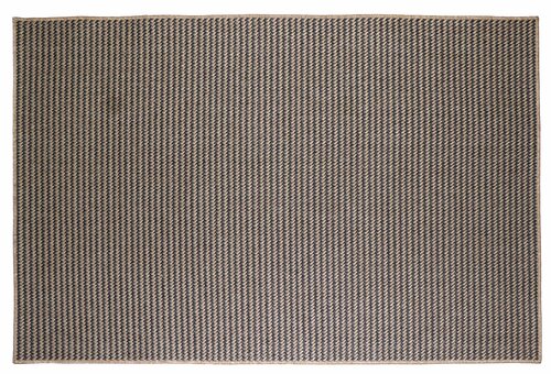 Outdoor Vloerkleed 160x230cm Geweven Naturel/Zwart