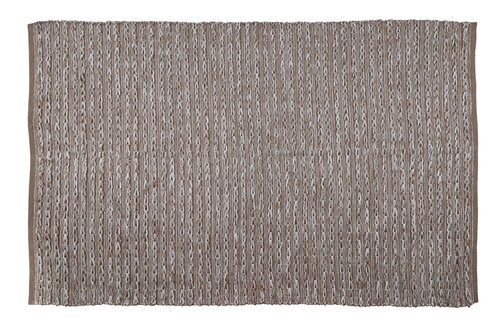 Outdoor vloerkleed woven 160 x 230 cm white/sand