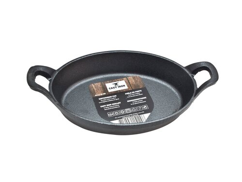 Ovenschaal gietijzer ovaal 21,5x15x4cm