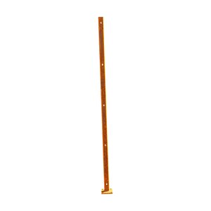 Paal - H 180 cm Cortenstaal