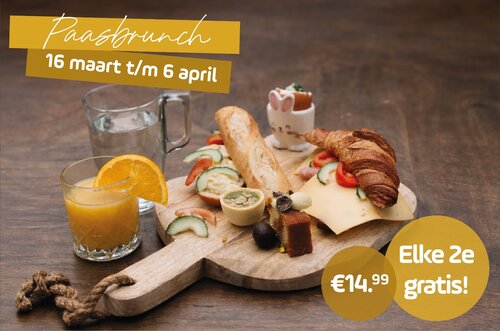 Paasbrunch bij Coppelmans Oirschot - Elke 2e gratis!
