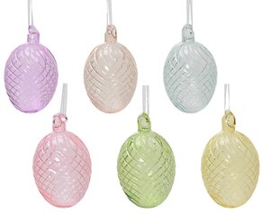 Paasei glas - D 7 x H 10 cm