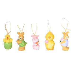 Paashanger 3,3 x 2,8 x H7,3 cm 6 assorti