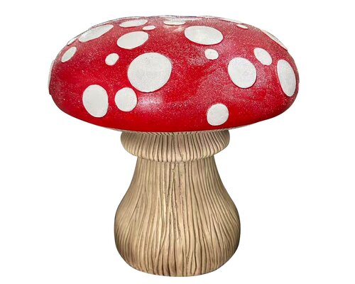 Paddenstoel magnesium - D46xH48cm Rood