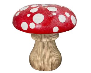 Paddenstoel magnesium - D46xH48cm Rood