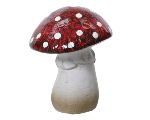 Paddenstoel terracotta - B6,6xH8,4cm Rood per stuk