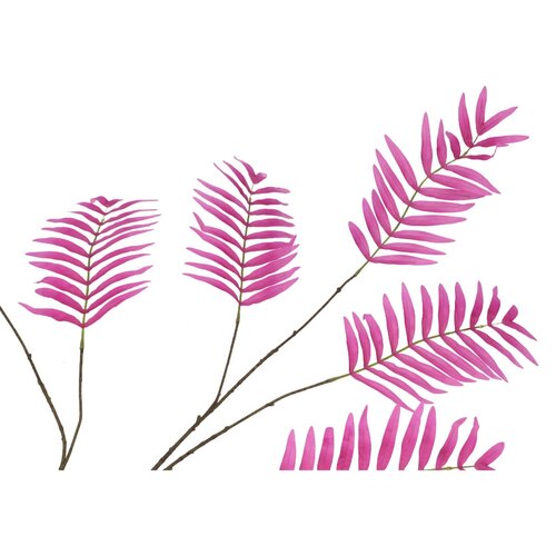 Palmtak zijde Paars - L 150 - afbeelding 2