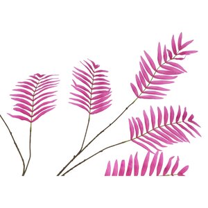Palmtak zijde Paars - L 150 - afbeelding 2