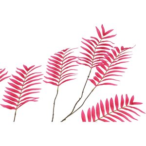 Palmtak zijde Roze - L 150 - afbeelding 2