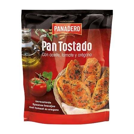 Panadero Pan Tostado met tomaat en oregano