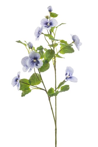 Pansy Tak Zijde - 85cm Blauw
