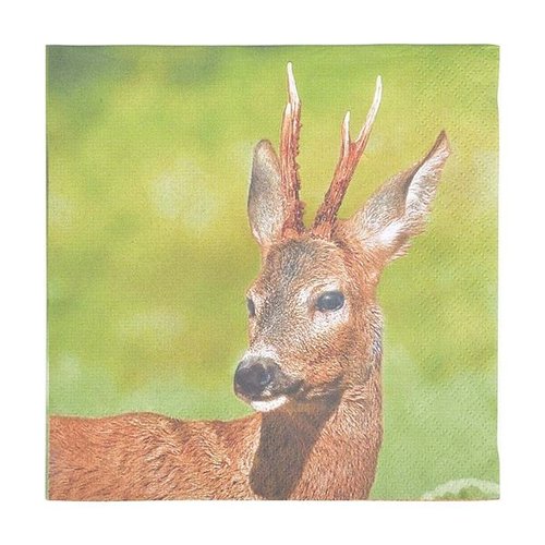 Papieren servetten ree 33x33cm