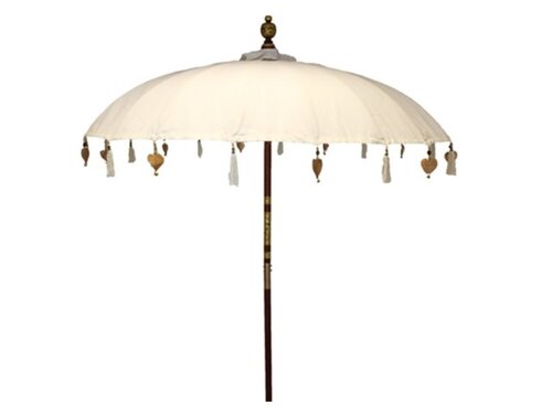 Parasol Bali White D185H260cm - Class B