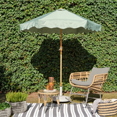 Outdoor Living parasol grijsgroen - Ø 220 cm - afbeelding 3