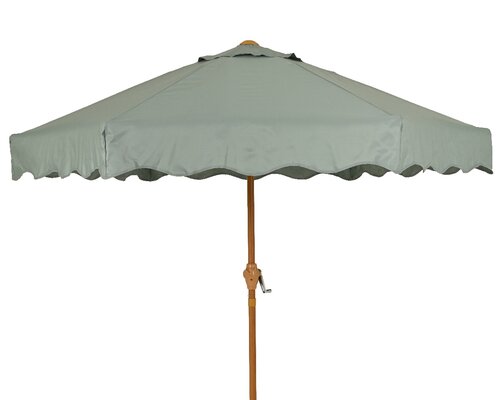 Outdoor Living parasol grijsgroen - Ø 220 cm - afbeelding 1