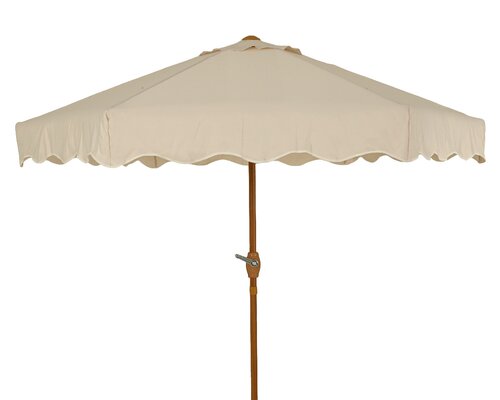 Outdoor Living parasol warm wit - Ø 220 cm - afbeelding 1